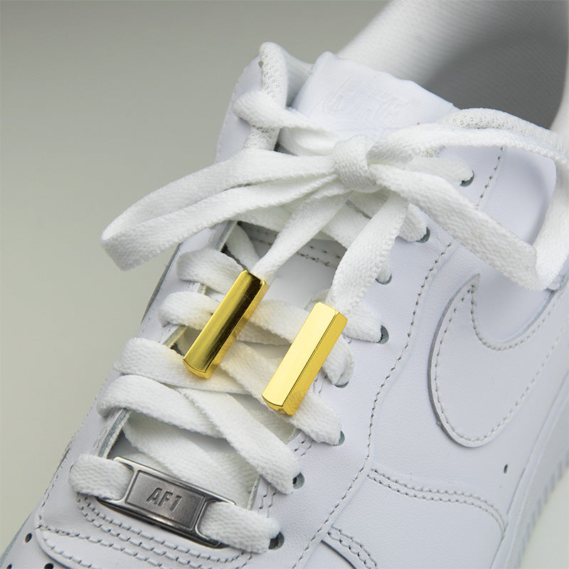 Metal Air Force Gold Lace Dubrae Nike Airforce Metal Lace Tag Lace